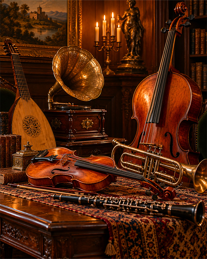 Achat d'instruments de musique anciens dans toute la France